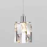 Подвесной светильник Eurosvet Scoppio 50101/1 хром (220V, на проводе, круглые)