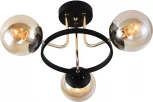 Потолочная люстра Reluce 01344-0.3-03 BK+FGD (220V, шар)