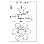 Потолочная люстра ST Luce Galio SL418.402.07
