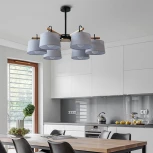 Потолочная люстра на штанге Even 6 Gray ImperiumLoft Even01 (178369-26) (220V)