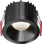 Встраиваемый светильник Maytoni Alfa LED DL043-01-15W4K-RD-B-1 (220V, круглые)