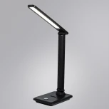 Офисная настольная лампа складываемая Arte Lamp Cambridge A5123LT-1BK (LED, выключатель)