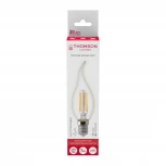 Лампочка светодиодная филаментная прозрачная свеча на ветру E14 7W Thomson Tail Candle TH-B2075
