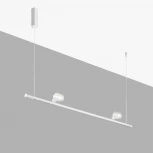 Светильник подвесной диммируемый (сенсер) Novotech Fermo 359308 OVER белый LED 14W+14W 4000K 220V (регулировка яркости, сенсорный выключатель, на тросе)