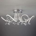 Потолочная люстра Eurosvet Irvine 90106/7 хром