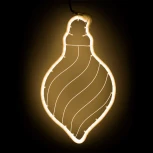 Светодиодная Фигура Шар 24 x 42 см Тепло-Белая, Гибкий Неон и Акрилайт, IP54 Laitcom HFS1-2WW