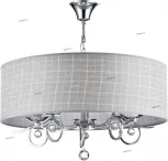 Подвесная люстра Freya Bertrand FR5906-PL-05C-CH (220V, на цепи, узор в клетку)