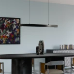 Подвесной линейный светодиодный светильник Lightera Baffin LE112L-100B Wi-Fi (Умный дом, Алиса, Маруся, голосое управление) (220V, на проводе)