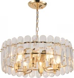 Подвесная люстра хрустальная Rivoli Janice 1044-308 (220V, на цепи)