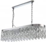 Подвесная люстра большая Indigo Anna V000387 (220V, хрусталь, на цепи)
