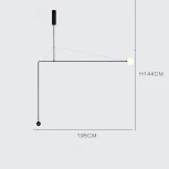 Люстра на штанге Lines L ImperiumLoft Lines-11 (140826-26) (220V, шар)