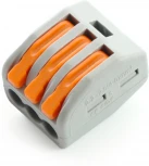 Клемма рычажковая 3-х проводная Stekker 32397