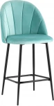 Стул полубарный Stool Group Логан NEW велюр пыльно-голубой УТ000035467