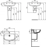 Раковина Ideal Standard Esedra T279801 60 см