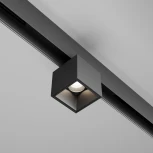 Трековый светильник магнитный 48V Maytoni Alfa S TR133-4-7W-DS-B (LED, куб)