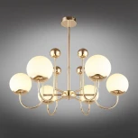 Потолочная люстра на штанге Omnilux Acuto OML-67007-06 (220V, шар, шарики)