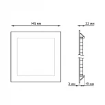 Встраиваемый точечный светильник Gauss 940111 940111109 (LED, 220V)
