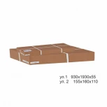 Вешалка в прихожую Оливия Н2 экокожа молочный от фабрики Mebelik