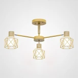 Потолочная люстра на штанге Corf B3 Yellow 3 Lamps ImperiumLoft Corf-B01 (189494-26) (220V)