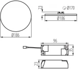 Точечный светильник светодиодный Kanlux AREL 29593