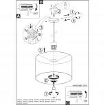 Подвесной светильник Eglo Viserbella 97643 (220V, на проводе, круглые)