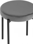 Табурет Рио велюр тёмно-серый УТ000036167