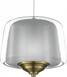 Подвесной светильник ST Luce Pandora SL6127.313.01 Латунь/Серый, Прозрачный LED 1*18W 3000K