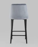 Стул полубарный Stool Group Диего велюр серый УТ000025314