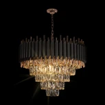 Подвесная люстра каскадная Loft It Eclair 10206/600 (220V, хрусталь, на цепи)