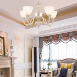 Подвесная люстра Arte Milano AM343837 347837/5 WT+SL (220V, на цепи)