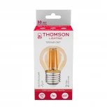 Лампочка светодиодная филаментная прозрачный шар E27 7W Thomson Globe TH-B2126