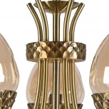 Подвесная люстра Lumien Hall Olivi 3304/5H-ABPAB-AM