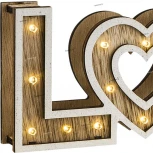 Настенный светильник Globo Love 29976 (LED, 220V, буквы)