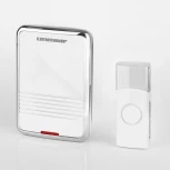 Звонок дверной беспроводной Elektrostandard, белый с хромом, 36 мелодий, IP44, 433MHz