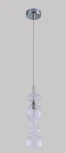 Подвесной светильник Crystal Lux Iris SP1 A TRANSPARENT (220V, на проводе, круглые)