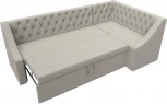 Диван кухонный угловой Мерлин правый угол (Бежевый/Рогожка) Лига Диванов арт.122512