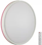 Настенно-потолочный светильник Sonex Kezo Pink 7708/EL пластик/розовый LED 70Вт 3000-6000К D500 IP43 пульт ДУ (220V, круглые)
