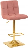 Стул барный GOLDIE (пудрово-розовый велюр (MJ9-32))