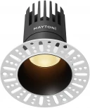 Встраиваемый светильник под гипсокартон Maytoni Dip DL122-15W-2.7K-TRS-B (LED, 220V, круглые)