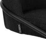 Стул барный Dobrin OLIVER (черная ткань (SLR-10))