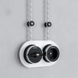 Комплект изоляторов 100 шт. (черный матовый) Werkel W6433408 (a064921)