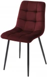 Стул CHILLI G062-36 бургунди, велюр / черный каркас М-City