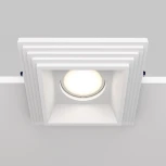 Встраиваемый светильник Gyps Modern GU10 1x35Вт Maytoni Technical DL005-1-01-W (220V)