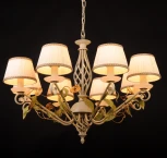 Подвесная люстра Abrasax Suzanne SD0940/8 (220V, на цепи, листья)