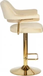 Стул барный DOBRIN CHARLY GOLD (бежевый велюр (MJ9-10)) 5019_Golden-LM 5019_Golden-LM, цвет сиденья бежевый (MJ9-10), основания золото