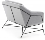 Диван уличный La Forma (ex Julia Grup) Brida (Серый,Черный/ Сталь,Фанера,Металл,Пена)