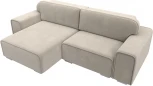 Диван угловой Лига-029 левый угол (Бежевый/Микровельвет) Лига Диванов арт.121917L