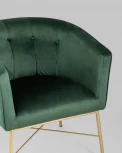 Кресло Stool Group Шале велюр зеленый УТ000005601