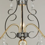 Подвесная люстра Reluce 04752-0.4-03 (220V, подвески, на цепи, подсвечник, свеча)