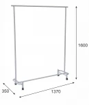 Вешалка напольная Пико 26 металлик от фабрики Mebelik